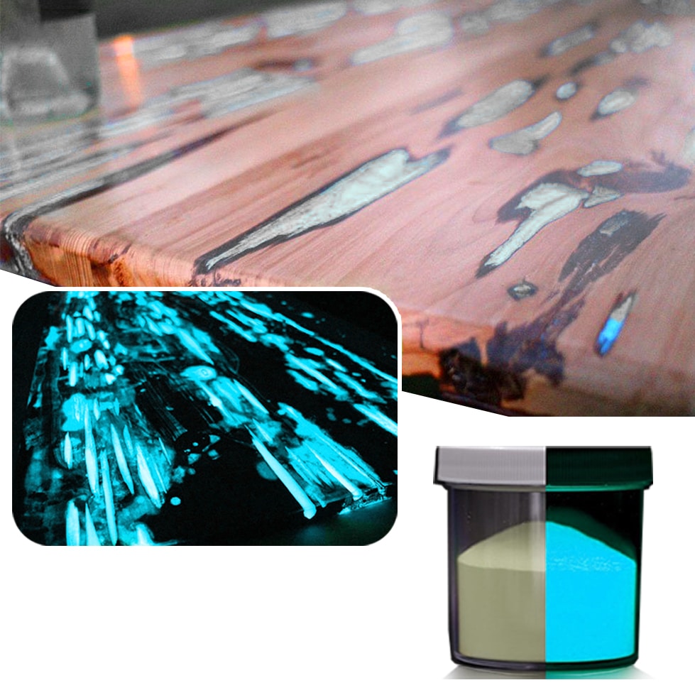 Fosforessents pigment - Pimedas nähtavad valged pigmendid - Image 5