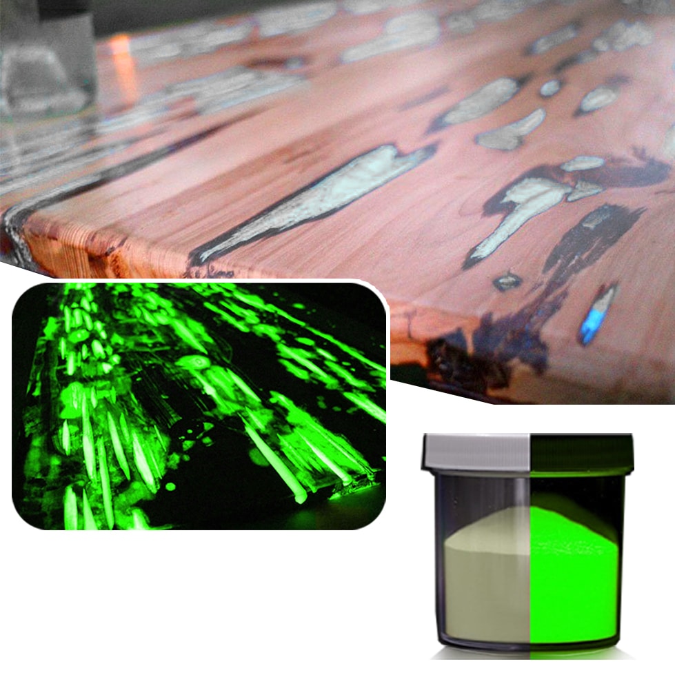 Fosforessents pigment - Pimedas nähtavad valged pigmendid - Image 6