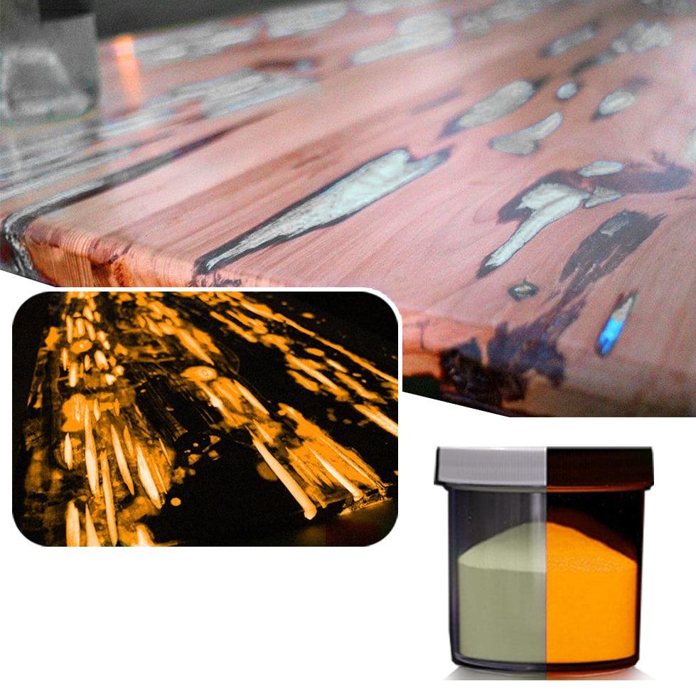 Fosforessents pigment - Pimedas nähtavad valged pigmendid - Image 7