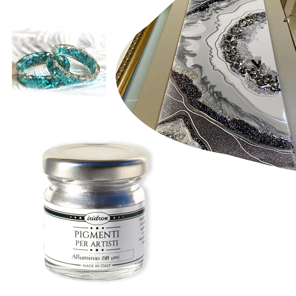 Metalliline pigment kuld, hõbe, proks - Image 4