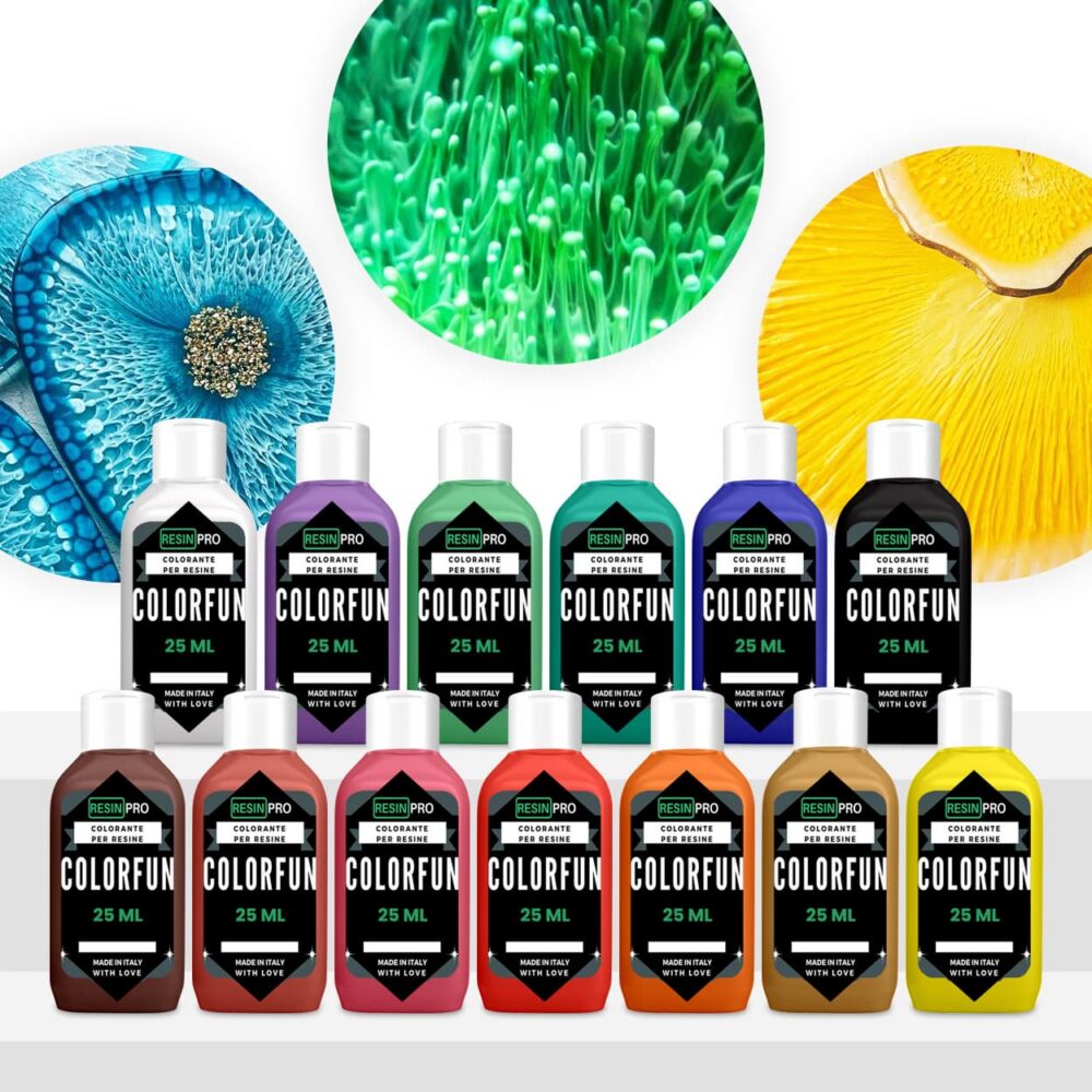 Color Funt Colorfun - 13-colour set of paint paste for resin - Loov interjöör OÜ